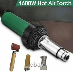 110V Hot Air Gun Welding Torch 1600W Heat Gun Plastic Welder Roofing Welder Kits