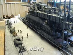 135 Dora Railway Gun WWII German (Model Kit)