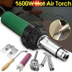 1600W 220V Hot Air Torch Plastic Welding Gun Welder Pistol Tool Kit withNozzle