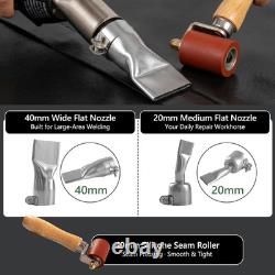 1600W Hot Air Plastic Welder Kit, Heat Gun With 16.4FT Extra-Long Power Cord 40M