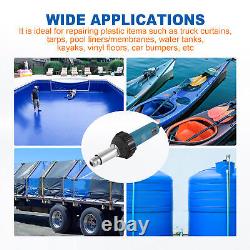 1600W Hot Air Welder Heating Gun Plastic Welding Tool Kit PVC Roofing Welding