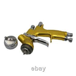 1.3mm 600ml Air Spray Gun Kit Golden Automotive Shop Painting Tools Kit Warranty