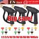 1/4 High Pressure Washer Gun 4000 Psi Car Wash Foam Spray Short Wand With5 Nozzle