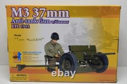 1/6 WWII Anti-Tank Gun M3 37mm Dragon Model Kit Gunner Tom Hackett New Open Box