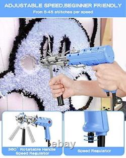 2023 Tufting Gun Starter Kit Rug Maker Machine Starter Kit, 2 in 1 Loop Cut