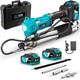 21v Cordless Electric Grease Gun Kit 12000 Psi High Pressure, 7.05 Oz/min, Var