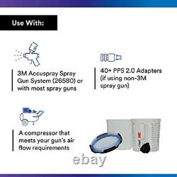 26301 PPS 2.0 Spray Gun Cup, Lids and Liners Kit, 125-Micron Filt