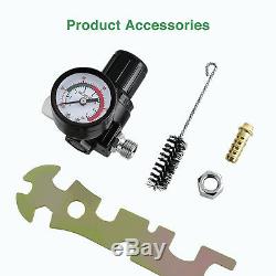 2.5 mm HVLP Gravity Spray Gun Kit with Auto Paint Primer Metal Flake