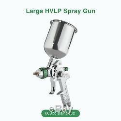 2.5mm HVLP Gravity Spray Gun Kit with Auto Paint Primer Metal Flake