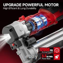 2-In-1 Electric Grease Gun Kit, Upgraded 12,000 Psi, 2×4000Mah Batteries, Built fo
