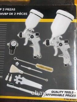 2 Piece HVLP Professional Auto Paint Spray Gun Kit