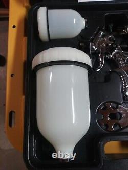2 Piece HVLP Professional Auto Paint Spray Gun Kit