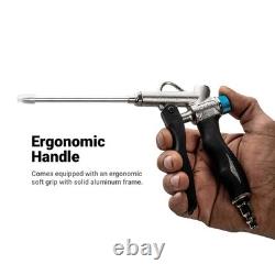 2-Way Air Blow Gun Kit with Nozzles & Rubber Tips, 19 Pieces