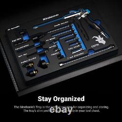 2-Way Air Blow Gun Ultimate Kit with Nozzles and Rubber Tips, 19-Piece