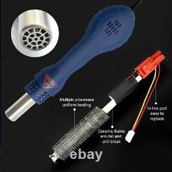 2 in 1 90W SMD Rework Soldering Iron Station Kit Hot Air Gun Digital LCD Display