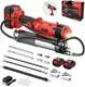 2-in-1 Electric Grease Gun, Cordless Grease Gun Kit 12,000 Psi, Brushless Moto