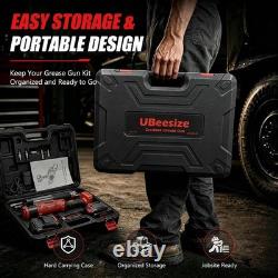 2-in-1 Electric Grease Gun, Cordless Grease Gun Kit 12,000 PSI, Brushless Moto