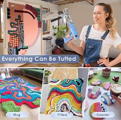 2 in 1 Tufting Gun Starter Kit Cut and Loop Pile Rug Making Kit for Beginners