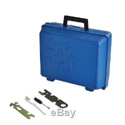 2 pcs HVLP Air Spray Guns Kit Auto Paint Car Primer Basecoat Clearcoat with Case