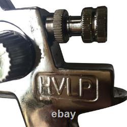 2 pcs HVLP spray gun kit Auto Paint Car Primer Basecoat Clearcoat Silver