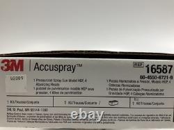 3M 16587 Accuspray Spray Gun Kit HGP With 1.8 Mm 2.0 Mm Heads & Air Valve Control