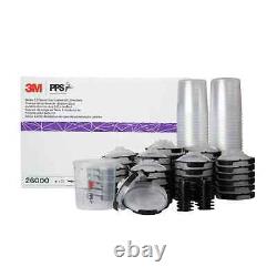3M 26000 PPS 2.0 Spray Gun Cup 50 Lids and Liners Kit Standard 200-Micron