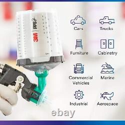 3M 26000 PPS 2.0 Spray Gun Cup, 50 Lids and Liners Kit, Standard, 200-Micron