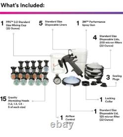 3M 26778 Performance Spray Gun Paint Repair Refinish Kit PPS 2.0 Cup System NEW