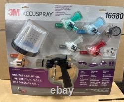 3M Accuspray ONE Auto Paint Spray Gun System Kit with Standard PPS 16580 NEW