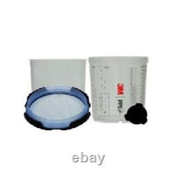 3M PPS 26301 Series 2.0 Spray Gun Cup, Lid and Liner Kit, Standard, 22 oz