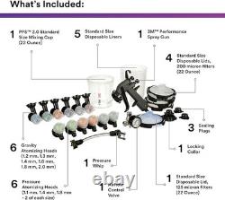 3M Performance 26878 Spray Gun Kit & PPS 2.0 Paint Mixing Cup System Automotive