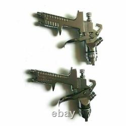 3 HVLP Air Spray Gun Kit 1.0mm/1.4mm/1.8mm HVLP Air Inlet 1/4 Brand New Silver