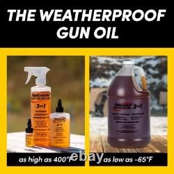 3-in-1 CLP Gun Oil, Lubricates & Preserves All Types of Firearms, Military-Gr