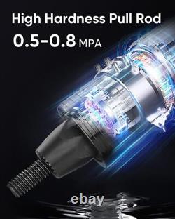 4-in-1 Pneumatic Rivnut Gun Kit 10-24/1/4/5/16/3/8 + 20 Mandrels Nutsert Gun