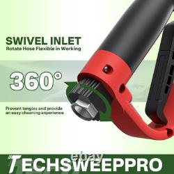 5000PSI Pressure Washer Hose and Gun, 3/8'' Power Hose 50FT