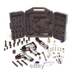 50 Piece Air Compressor Tool Kit Storage Case Auto Car Tire Changing Blow Gun