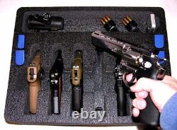 6 Large Revolver pistol handgun gun foam insert kit fits your Pelican 1550 case