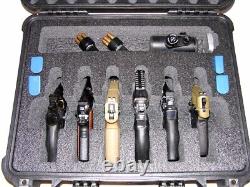 6 Large Revolver pistol handgun gun foam insert kit fits your Pelican 1550 case