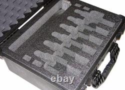 6 Large Revolver pistol handgun gun foam insert kit fits your Pelican 1550 case