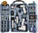 71pc Air Tool Kit Impact Wrench Ratchet Grinder Hammer Blow Gun Set Case
