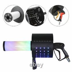 7 Colors Jet Confetti Machine CO2 Spray Cannon CO2 LED Gun Kit Party Club DJ NEW