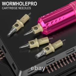 80PCS Tattoo Gun Kit with 7 Adjustable Strokes, 1,800 mAh Capacity Replacemen