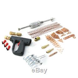 81Pcs Stud Welder Dent Puller Kit Spot Welding Gun Switch Pulling Repair Tools