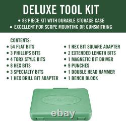 88-piece Deluxe Gunsmithing Tool Kit Green