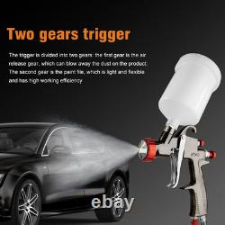 A610 Lvlp Air Spray Gun Premium Kit 50x Disposable Cup 1.3/1.5/1.7/2.0mm Nozzles