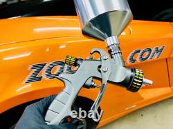 ATOMX20 HVLP Spray Gun Kit Auto Painting Gravity Feed with FREE GUNBUDD