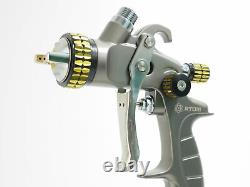 ATOM X20 Air Spray Gun Kit Paint Gun Gravity Feed LVLP With FREE GUNBUDD LIGHT