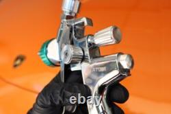 ATOM X27 LVLP Car Auto Spray Gun With Regulator & Nozzle Tip Kits with FREE GUNBUDD