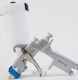 ATOM X9 HVLP Air Spray Gun Car Auto Painting 1.2 1.3 Tip Kit WITH FREE GUNBUDD