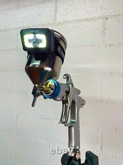 ATOM X9 HVLP Gravity Feed Spray Gun Kit Basecoat Clearcoat WITH FREE GUNBUDD